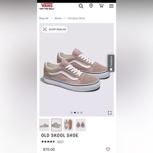 Vans Old Skool in etherea/true white BRAND NEW IN BOX